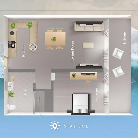 Rooftop Pool - Balcony - Hollywood Beach - Gym